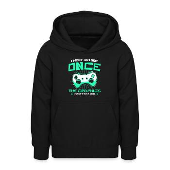 Jeu de hasard Retro Gamer Jeux vidéo Cadeau - Sweat à capuche Ado - noir - Devant - AI Model Teenager Male light (155cm)