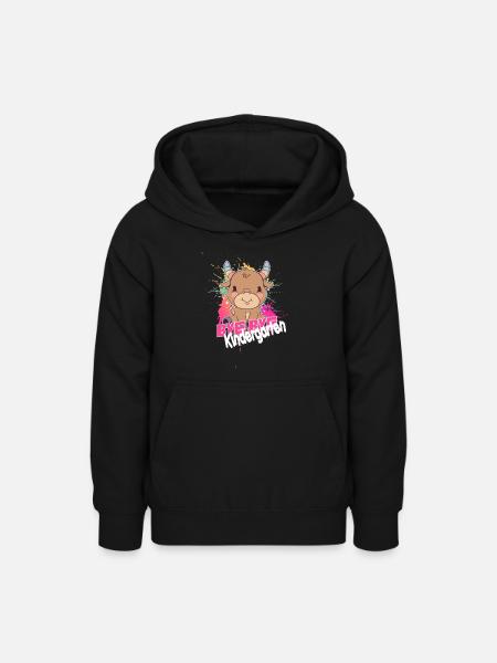 Endlich Schulkind, Einschulung - Teenager Hoodie - Schwarz
