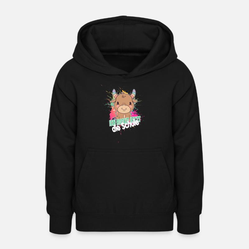 Enfin écolier, scolarisation - Sweat à capuche Ado - noir