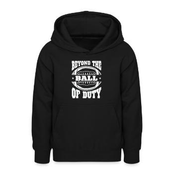 Fußball Jenseits des Balls der Pflicht Sport - Teenager Hoodie - Schwarz - Vorne - AI Model Teenager Male light (155cm)