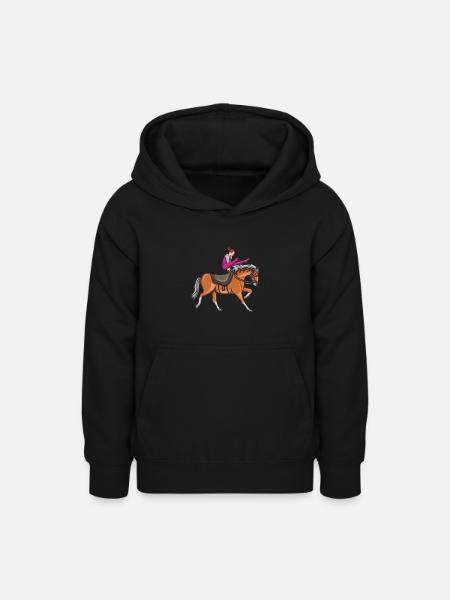 Voltigieren - Teenager Hoodie - Schwarz