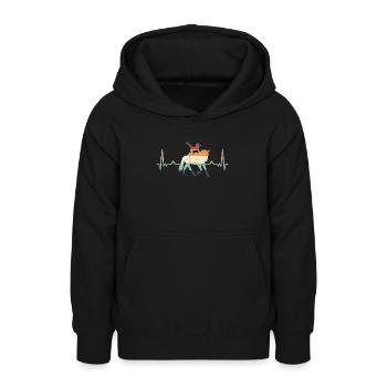 Voltigieren Pferd Reiterin Voltigierer - Teenager Hoodie - Schwarz - Vorne - AI Model Teenager Male light (155cm)