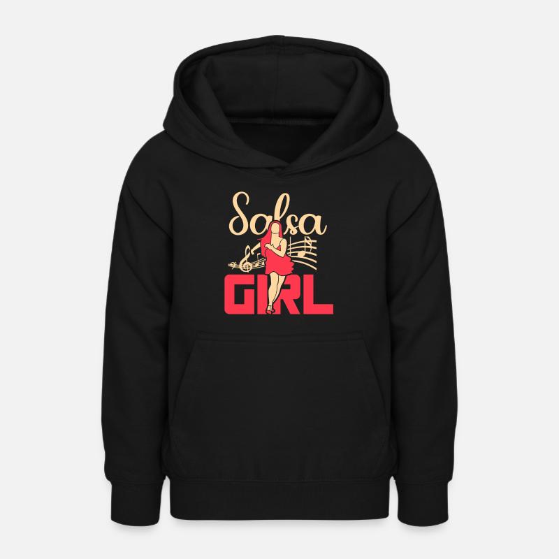 Salsa Girls Hobby Dance Dancing Dancer - Sweat à capuche Ado - noir