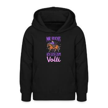 Voltigieren - Teenager Hoodie - Schwarz - Vorne - AI Model Teenager Male light (155cm)