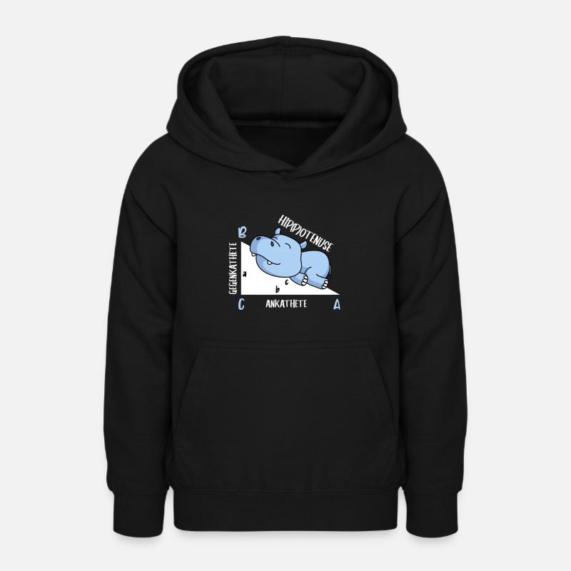 Hippotenuse Professeur de mathématiques Fun Math - Sweat à capuche Ado - noir