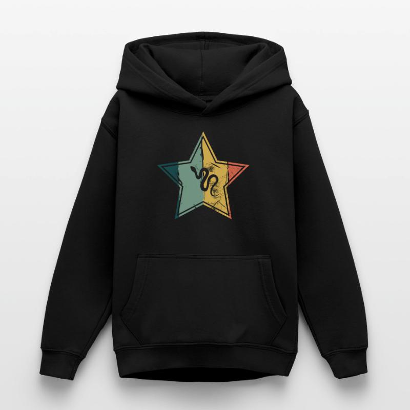 Snake Retro Reptile Python Gift idea Teen Hoodie