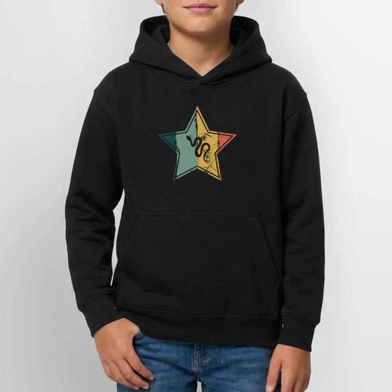 Snake Retro Reptile Python Gift idea Teen Hoodie