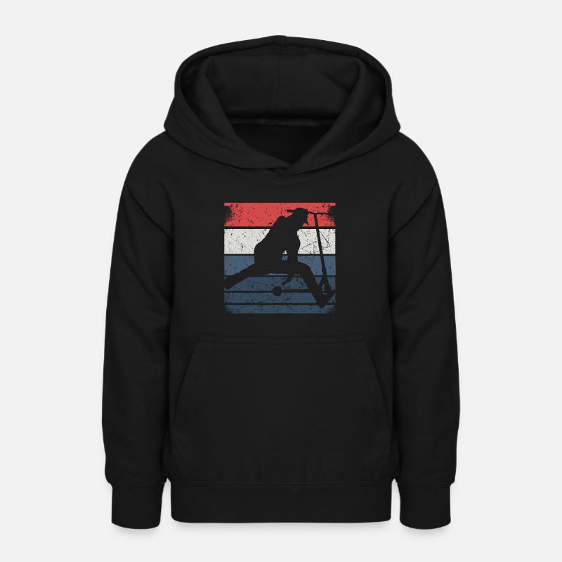 Stunt Scooter Enfants Stuntscooter Scooter - Sweat à capuche Ado - noir