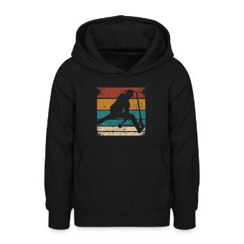 Hulajnoga wyczynowa dla dzieci Hulajnoga wyczynowa dla nastolatków - Młodzieżowa bluza z kapturem - czarny - Przód - AI Model Teenager Male light (155cm)