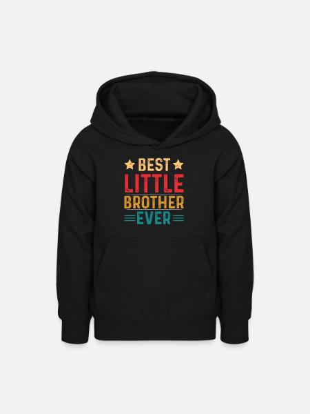 kleiner Bruder - Teenager Hoodie - Schwarz