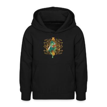 Élégante maison royale Prince Crapaud Grenouille Amphibien - Sweat à capuche Ado - noir - Devant - AI Model Teenager Male light (155cm)