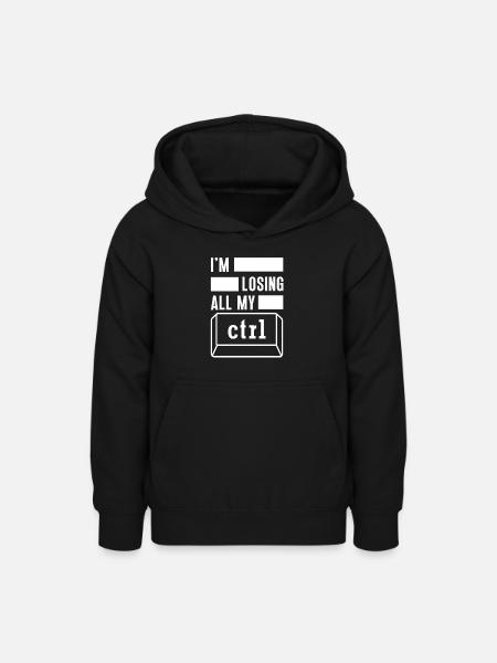 Cybersicherheit Computer Schlüssel Software - Teenager Hoodie - Schwarz