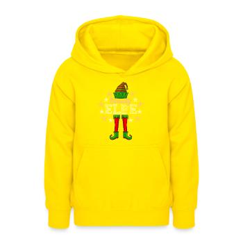 Beauty Elfe Schminke Kosmetikerin Damen Weihnacht - Teenager Hoodie - Gelb - Vorne - AI Model Teenager Male dark (155cm)