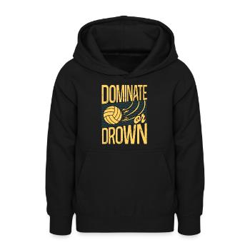 Water Polo Vintage Dominate Or - Teenager Hoodie - Schwarz - Vorne - AI Model Teenager Male light (155cm)