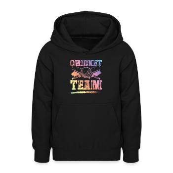 Cricket Team - Teenager Hoodie - Schwarz - Vorne - AI Model Teenager Male light (155cm)