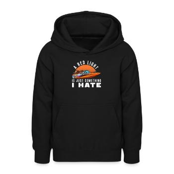 Drag Boat Racing Rennfahrer Schnellbootfahrer - Teenager Hoodie - Schwarz - Vorne - AI Model Teenager Male light (155cm)