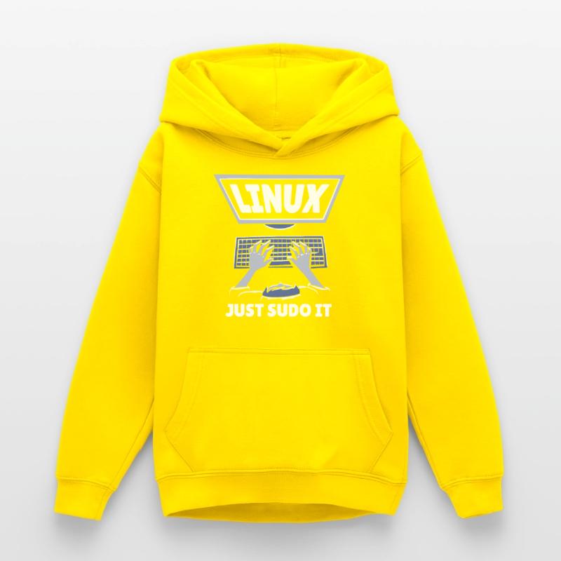Logiciel Linux Programme de programmation Open Source Sweat à capuche Ado