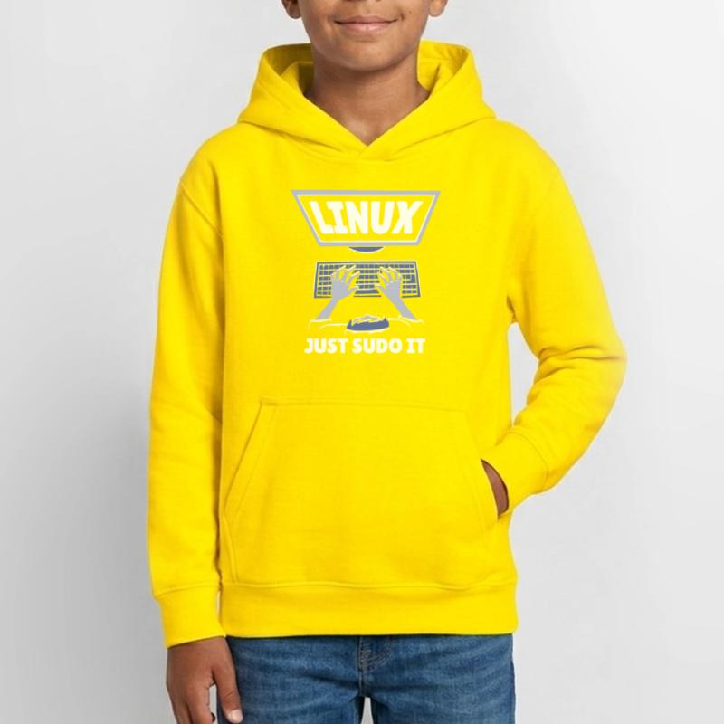 Logiciel Linux Programme de programmation Open Source Sweat à capuche Ado