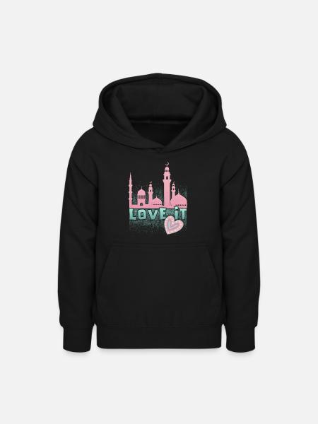 Islamischer Glaube, Moschee Spruch, Ramadan - Teenager Hoodie - Schwarz