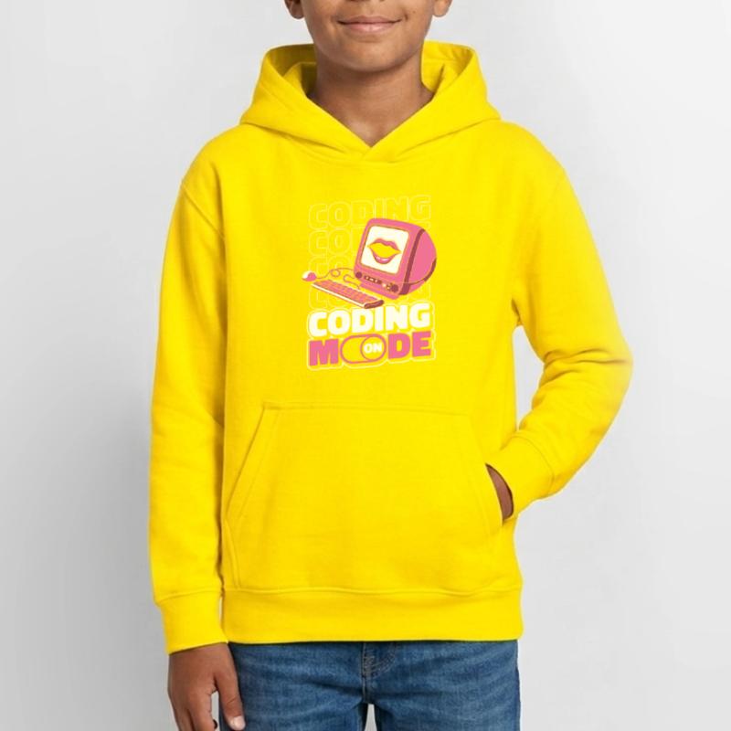 Développeur Coder Programmeur Mode activé Sweat à capuche Ado