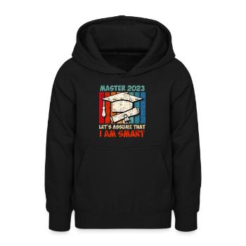 Master 2020 I am smart Master Degree - Teen Hoodie - black - Front - AI Model Teenager Male light (155cm)