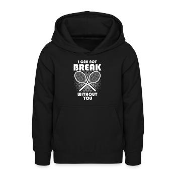 Tennis I Can Not Break Without You Tennis Lover - Teenager Hoodie - Schwarz - Vorne - AI Model Teenager Male light (155cm)
