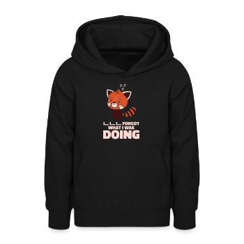 Roter Panda Zoowärter Wildtiere Zoologie Roter - Teenager Hoodie - Schwarz - Vorne - AI Model Teenager Male light (155cm)