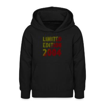 2004 Édition Limitée Anniversaire Cadeau Femme Mari - Sweat à capuche Ado - noir - Devant - AI Model Teenager Male light (155cm)