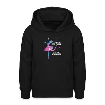 Ballett - Teenager Hoodie - Schwarz - Vorne - AI Model Teenager Male light (155cm)