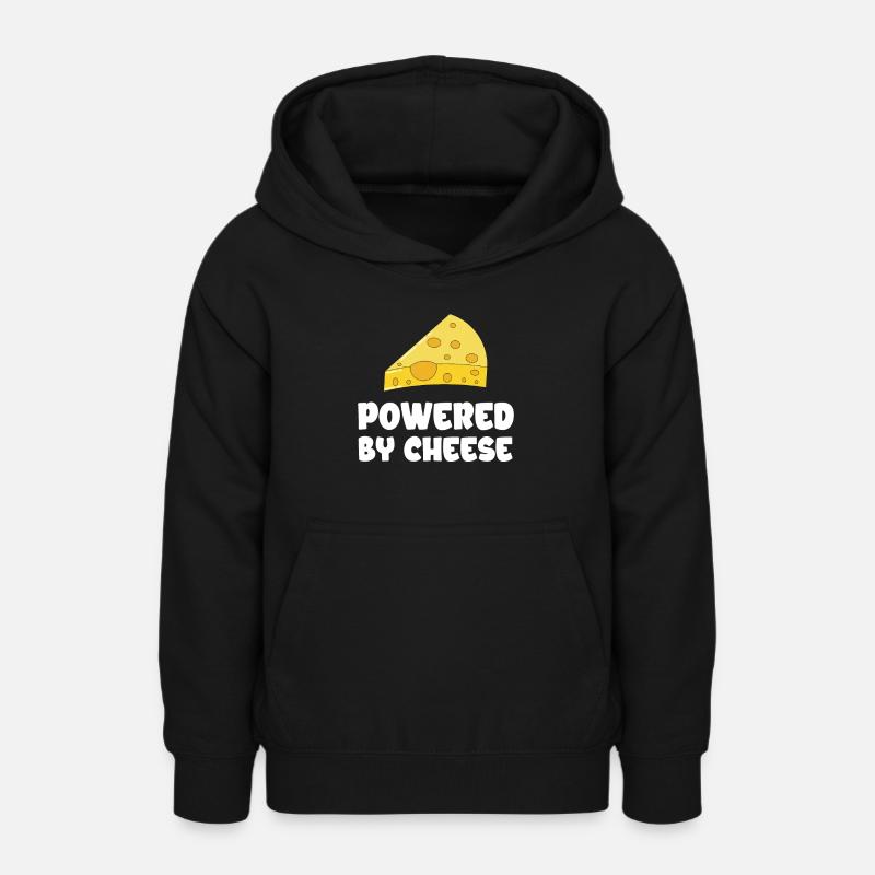 Fromage Gouda - Sweat à capuche Ado - noir