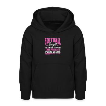 Softball - Teenager Hoodie - Schwarz - Vorne - AI Model Teenager Male light (155cm)