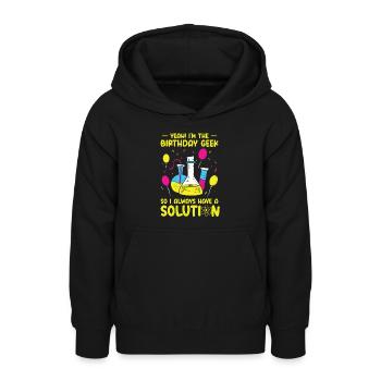 Wissenschaft Thema Geburtstagsfeier Chemie - Teenager Hoodie - Schwarz - Vorne - AI Model Teenager Male light (155cm)