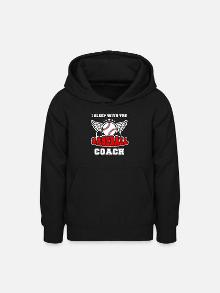 Baseball-Trainerin Ehefrau Berufstätige Mutter - Teenager Hoodie - Schwarz