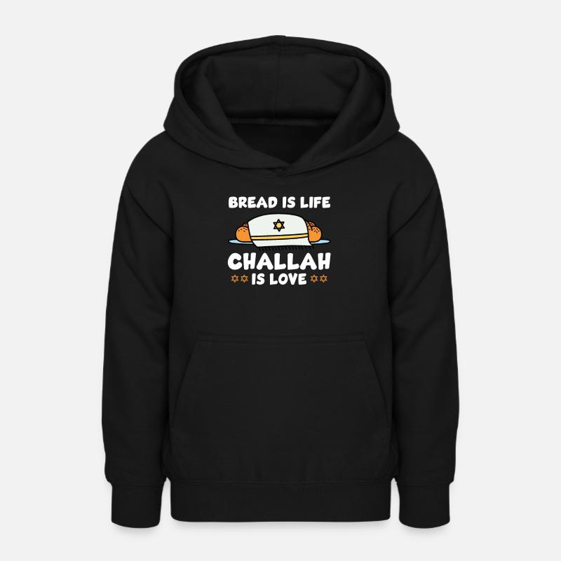 Challah - Sweat à capuche Ado - noir