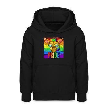 Fierté LGBTQ Christopher Street Day Costume Fierté - Sweat à capuche Ado - noir - Devant - AI Model Teenager Male light (155cm)