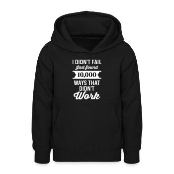 Unternehmer Unternehmen Unternehmertum - Teenager Hoodie - Schwarz - Vorne - AI Model Teenager Male light (155cm)