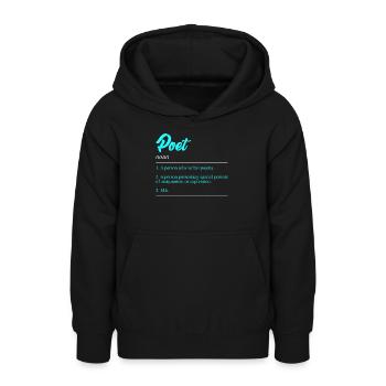 Amateurs de livres poètes et rats de bibliothèque rats de bibliothèque - Sweat à capuche Ado - noir - Devant - AI Model Teenager Male light (155cm)