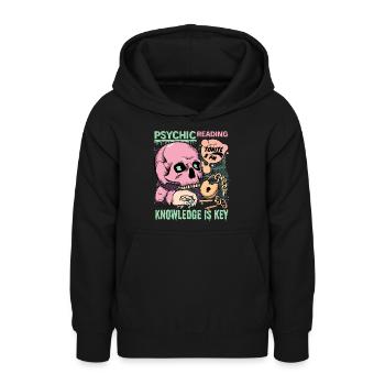 Wahrsager, Okkultismus, Handlesen, Tarotkarten - Teenager Hoodie - Schwarz - Vorne - AI Model Teenager Male light (155cm)