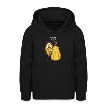 Pumpkin Latte Lover Café Pumpkin Spice Latte - Sweat à capuche Ado - noir - Devant - AI Model Teenager Male light (155cm)