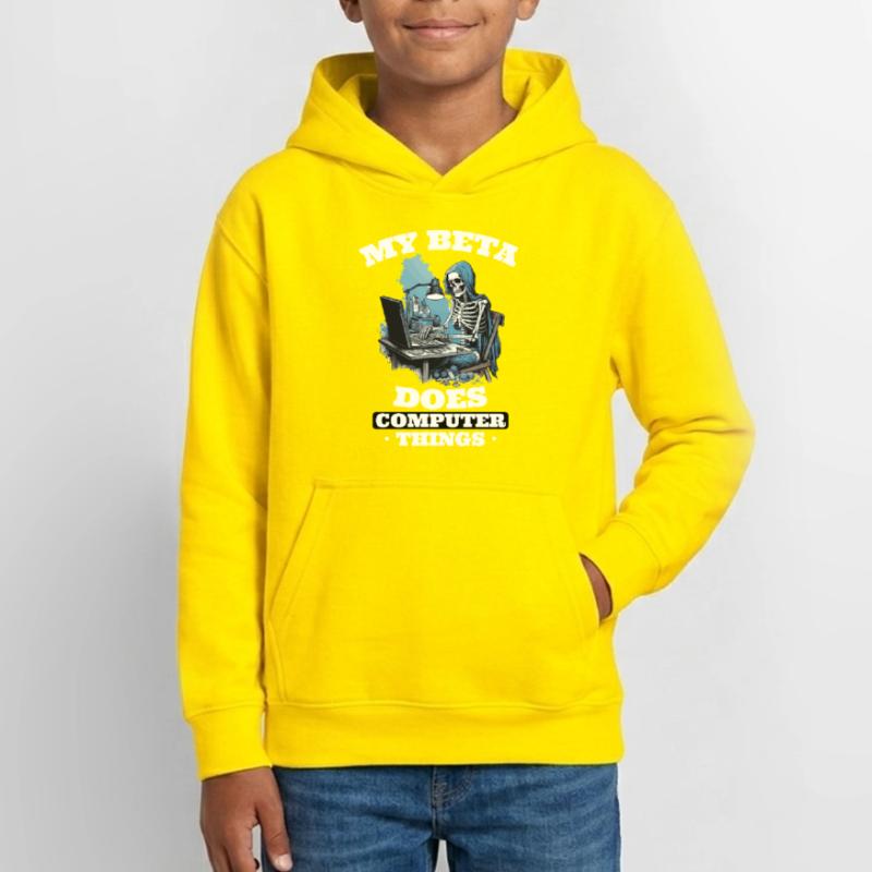 My beta makes computer things programmers Teen Hoodie