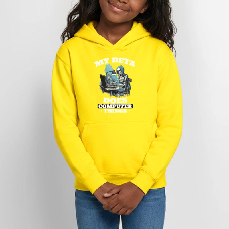 My beta makes computer things programmers Teen Hoodie
