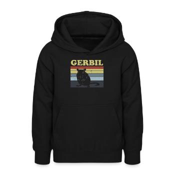 Rennmaus - Teenager Hoodie - Schwarz - Vorne - AI Model Teenager Male light (155cm)