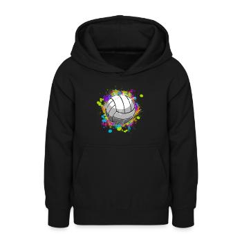 Volleyball - Teenager Hoodie - Schwarz - Vorne - AI Model Teenager Male light (155cm)