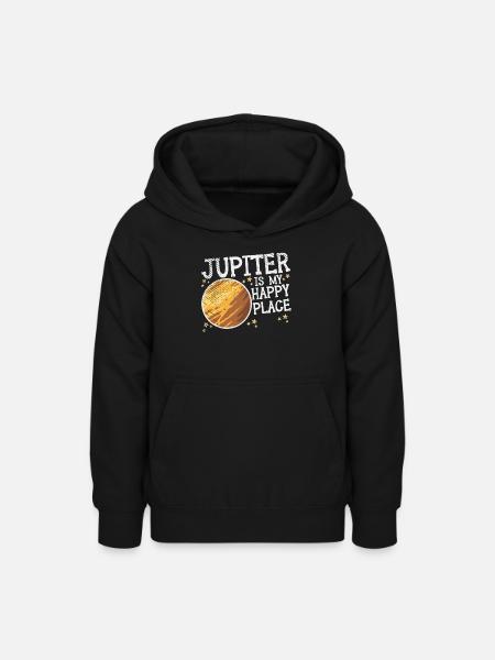 Jupiter Raumfahrt Erkundung Raumfahrt-Enthusiast - Teenager Hoodie - Schwarz