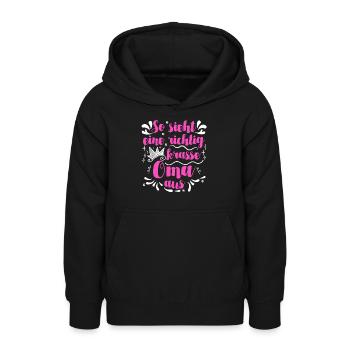 Beste Oma krasse Oma Großmutter Granny - Teenager Hoodie - Schwarz - Vorne - AI Model Teenager Male light (155cm)