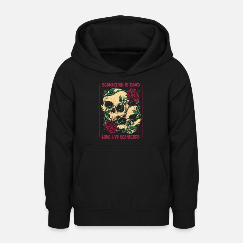 Scenecore est mort Longue vie à Scenecore - Sweat à capuche Ado - noir