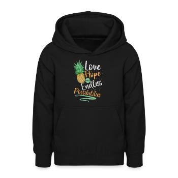 Day of embryo transfer IVF in vitro fertilization - Teen Hoodie - black - Front - AI Model Teenager Male light (155cm)