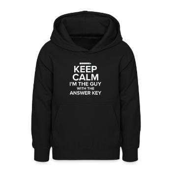 Jour de test Enseignant Test Day School Staar Test - Sweat à capuche Ado - noir - Devant - AI Model Teenager Male light (155cm)