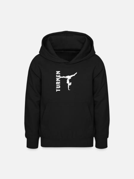 Turnen - Teenager Hoodie - Schwarz