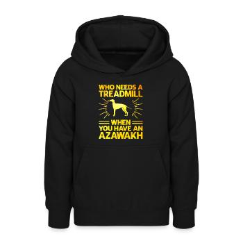 Azawakh Hundebesitzer Arabischer Windhund Tuareg Sloughi - Teenager Hoodie - Schwarz - Vorne - AI Model Teenager Male light (155cm)